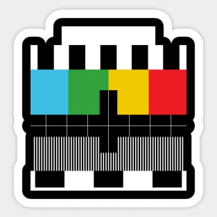 Test Pattern Sticker